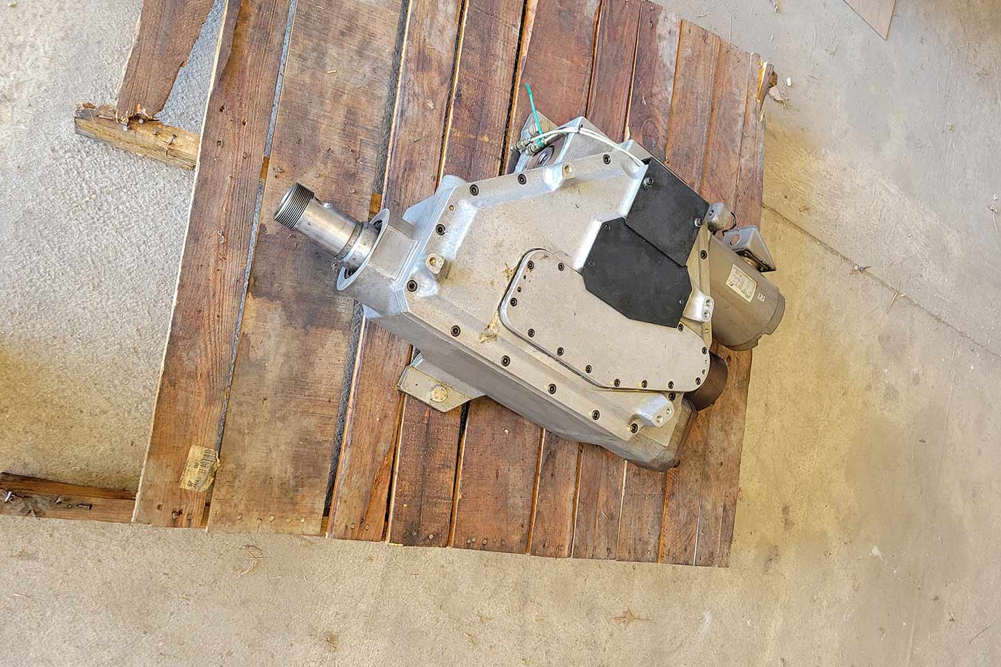 machine component removed from it's housing